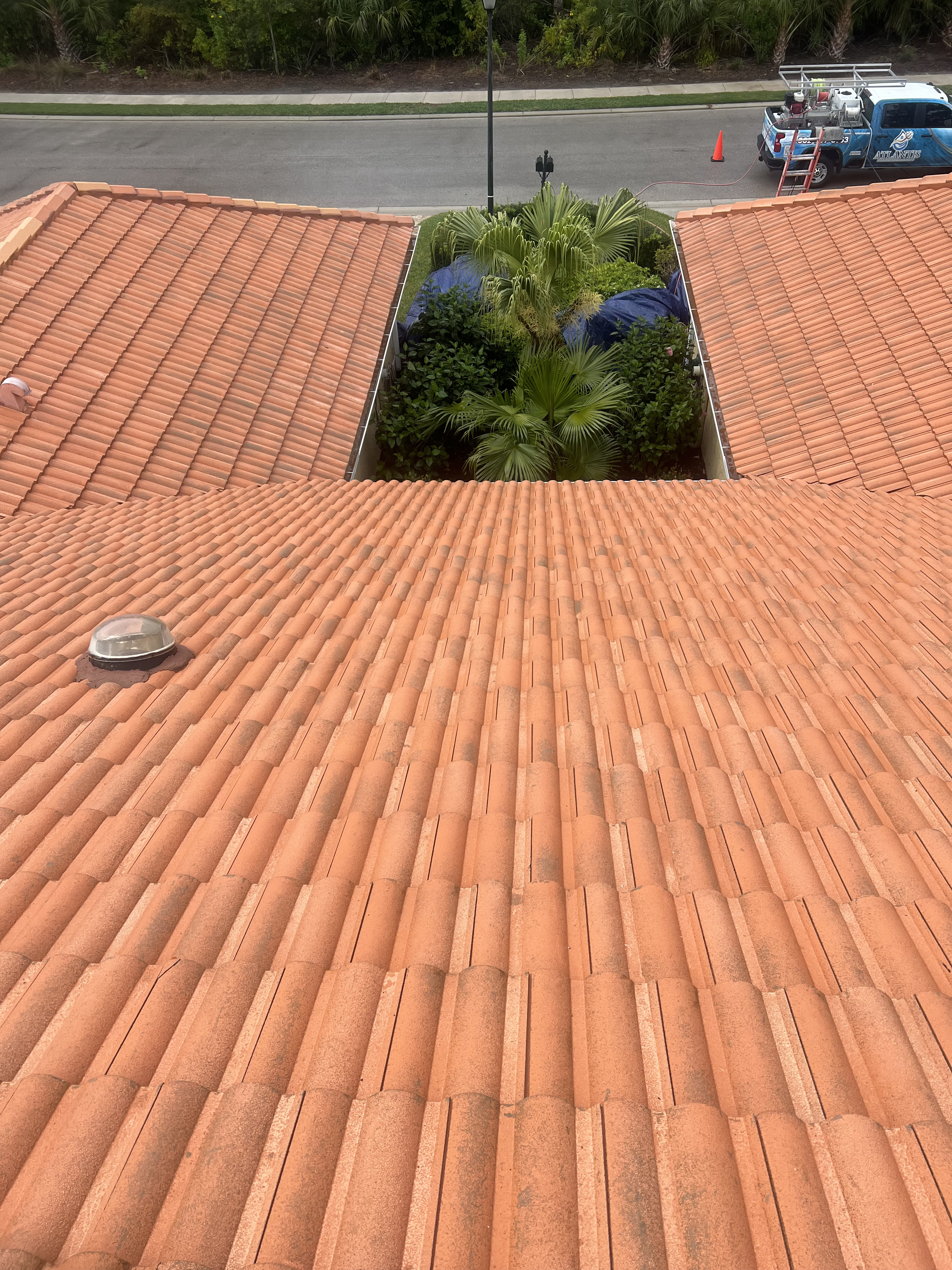 High Quality Roof Cleaning Performed in Palm Beach Gardens, Florida Thumbnail
